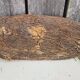 Old centerpiece cup empty pocket in natural cork vintage