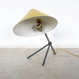 Desk lamp or apply wall Pinocchio Mid-Century yellow by H.Th.J.A. Busquet for Hala, 1953