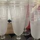 Lot de 4 verres à pied gravés de style Art Déco