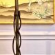 Rare and exquisite bronze floor lamp with intertwined snakes, early 1900s.