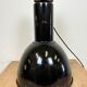 Rusty Industrial Bauhaus Black Enamel Pendant Lamp, 1930s