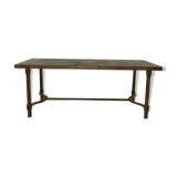 Wrought iron coffee table
