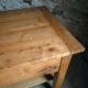 Îlot de cuisine ancien en bois de cerisier avec 3 tiroirs