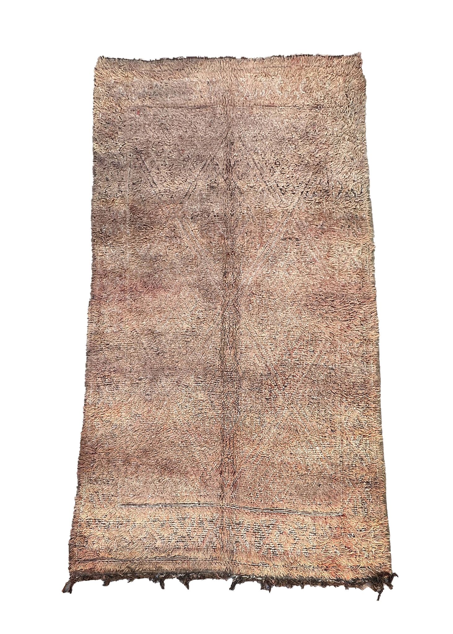 Tapis Marocain Beni M'Guild beige -  314 x 192 cm