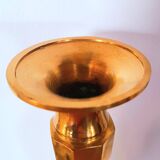 Pair of brass candlesticks