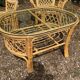 70s rattan lounge