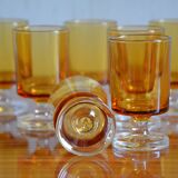 Luminarc liqueur glasses