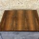 60s 70s teak office table desk chrome frame Danish design