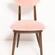 Pink Heart Mid-Century Cotton Velvet Chair, Europe, 1960s