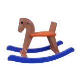 Wooden rocking horse