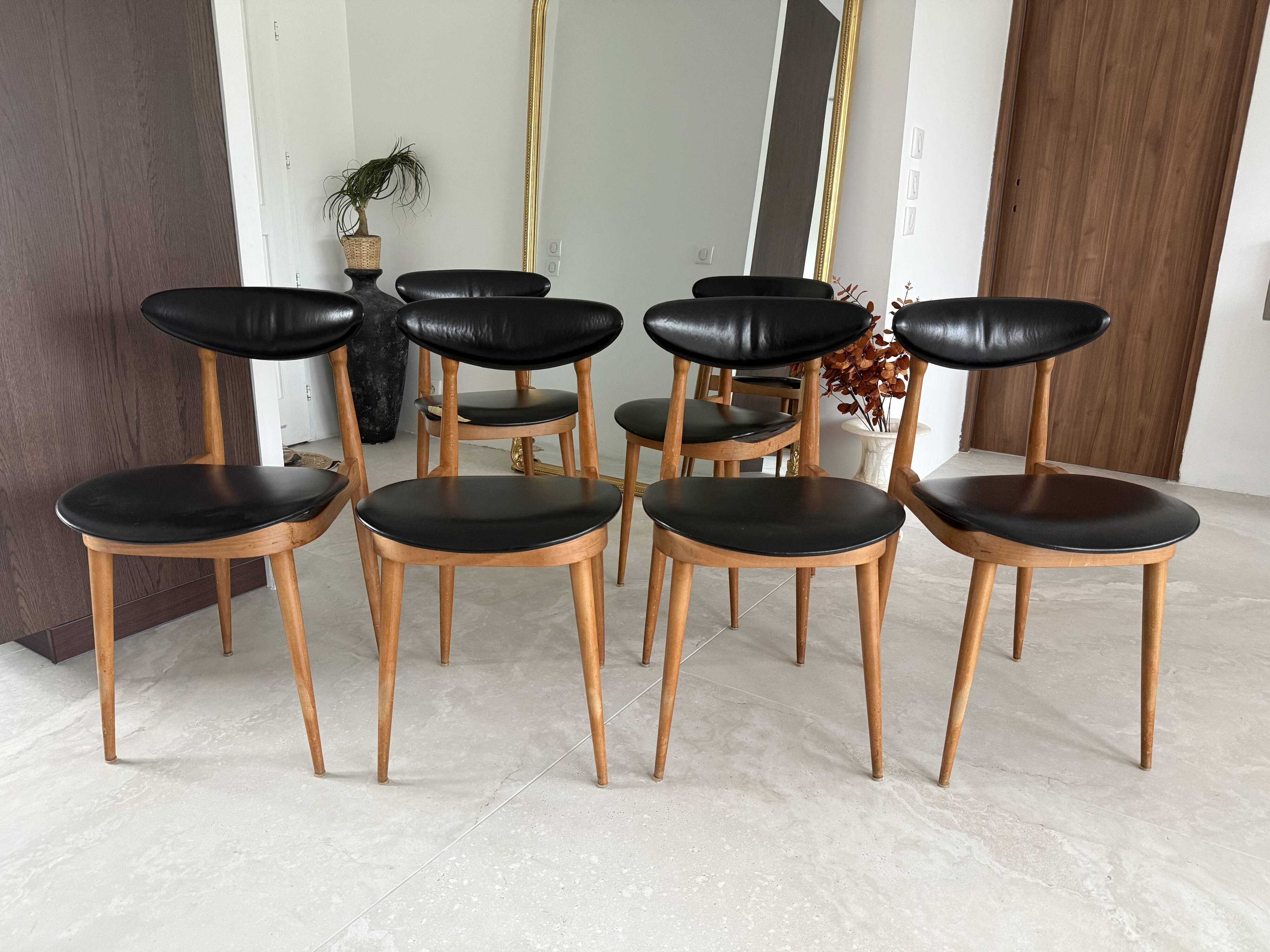 Lot de 5 chaises Baumann Licorne