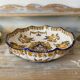 Renaissance decorated earthenware salad bowl from Gien.