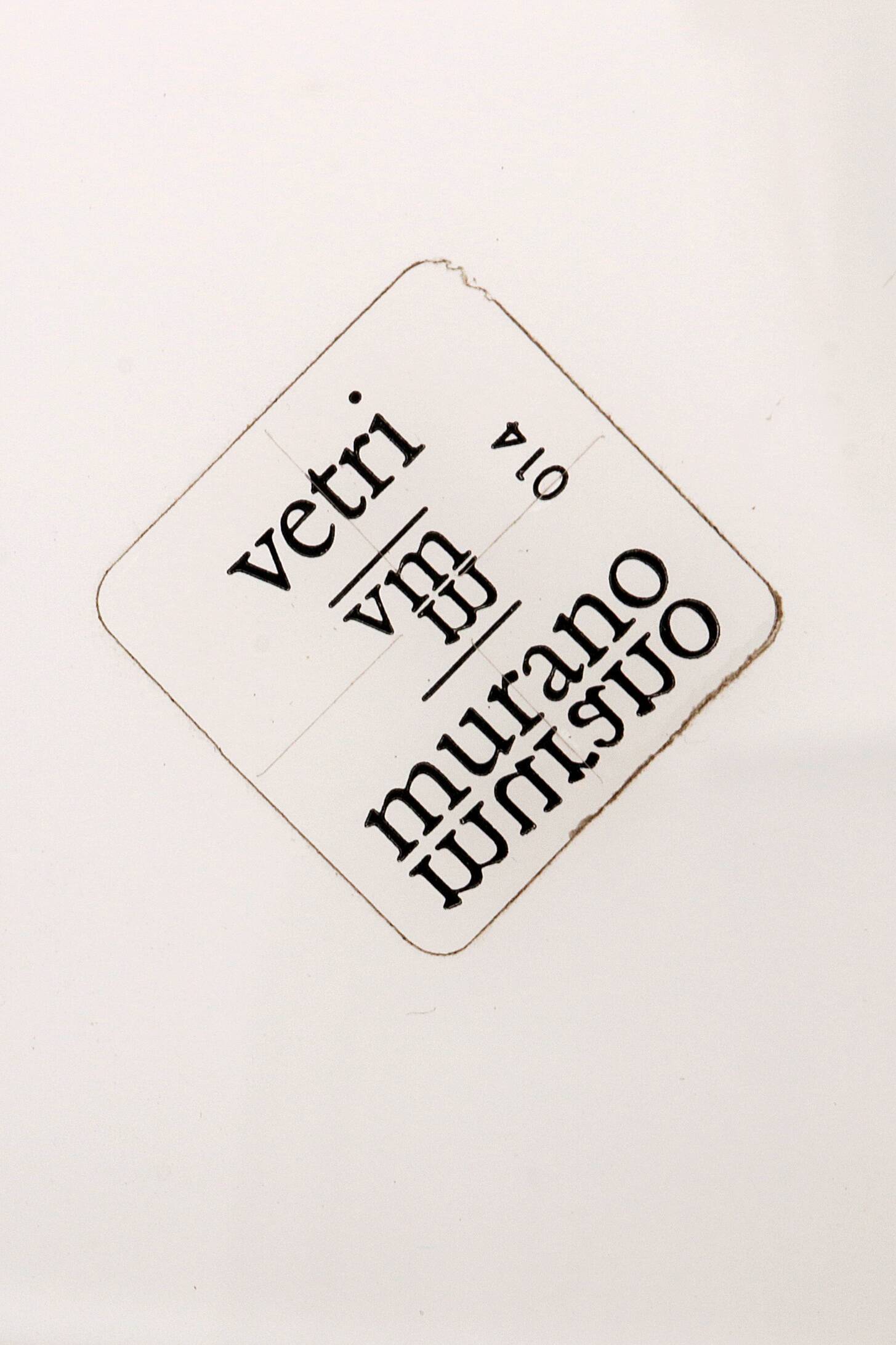 Rare Large Vetri Murano Mushroom Table Lamps, 1970s