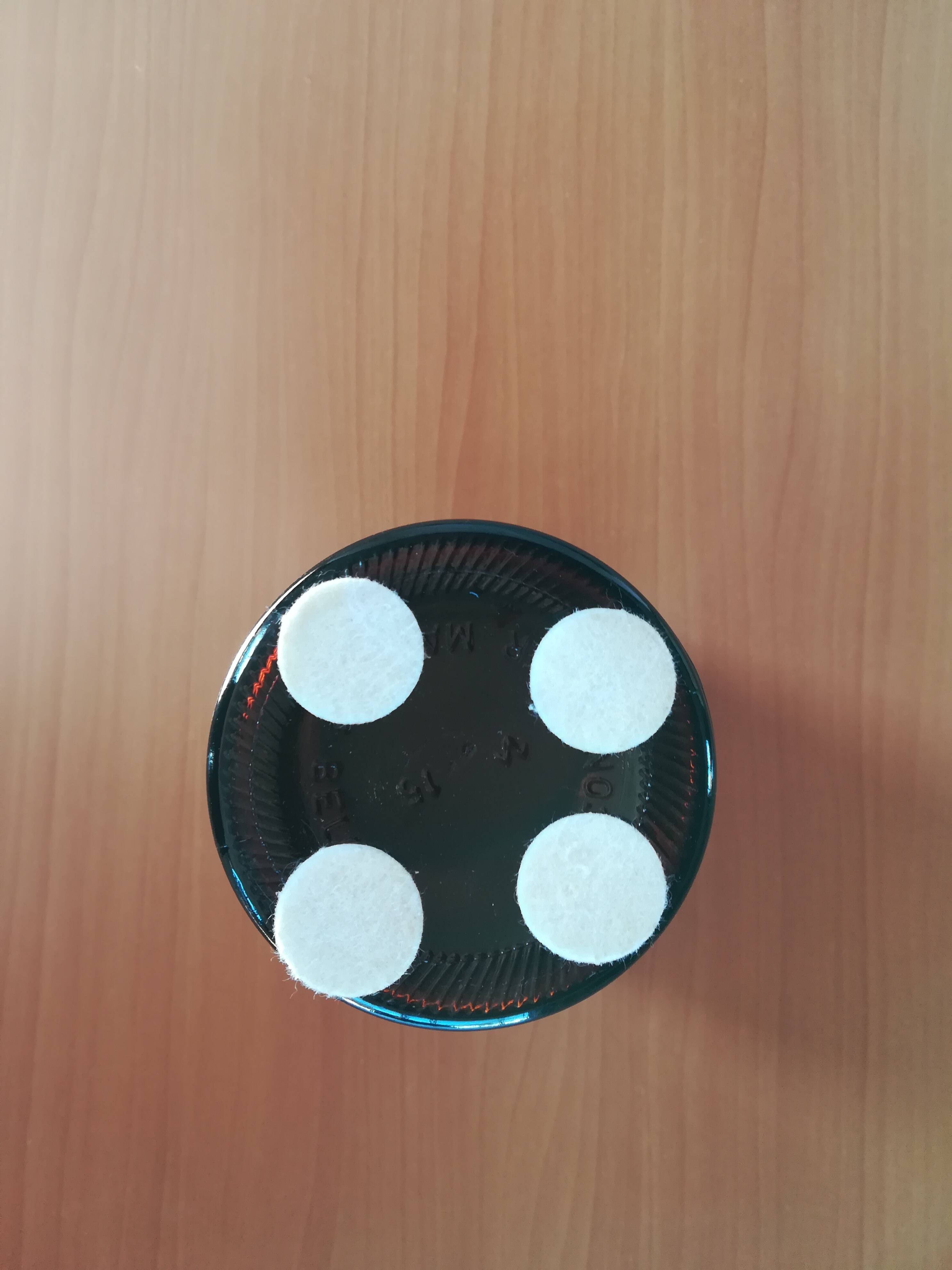 Lever amber Apothecary bottle