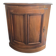 Curved wooden corner unit – Classic style