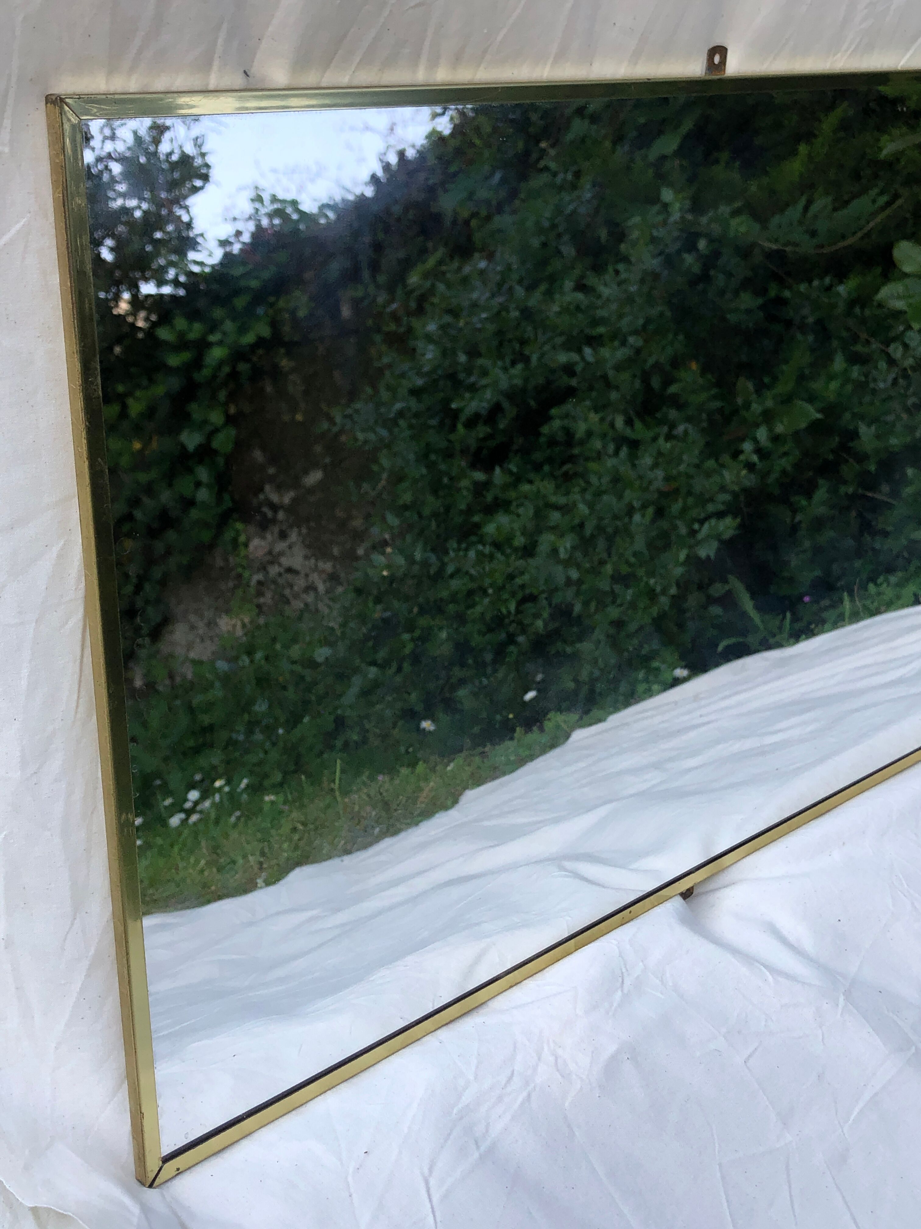 Golden rectangle mirror 70s