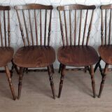 Series of 4 chairs signed Baumann model “Tacoma” from the 60s.