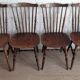 Série de 4 chaises signées Baumann modèle « Tacoma » années 60.