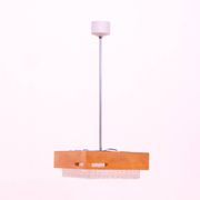 Eastern Bloc Brutalist Pendant Lamp, 1970s, Czechoslovakia