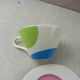 Coffee service plate - cup, paint palette décor, Villeroy - Boch