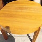 Table et six chaises en orme. Vintage