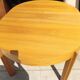 Table and six chairs in elm. Vintage