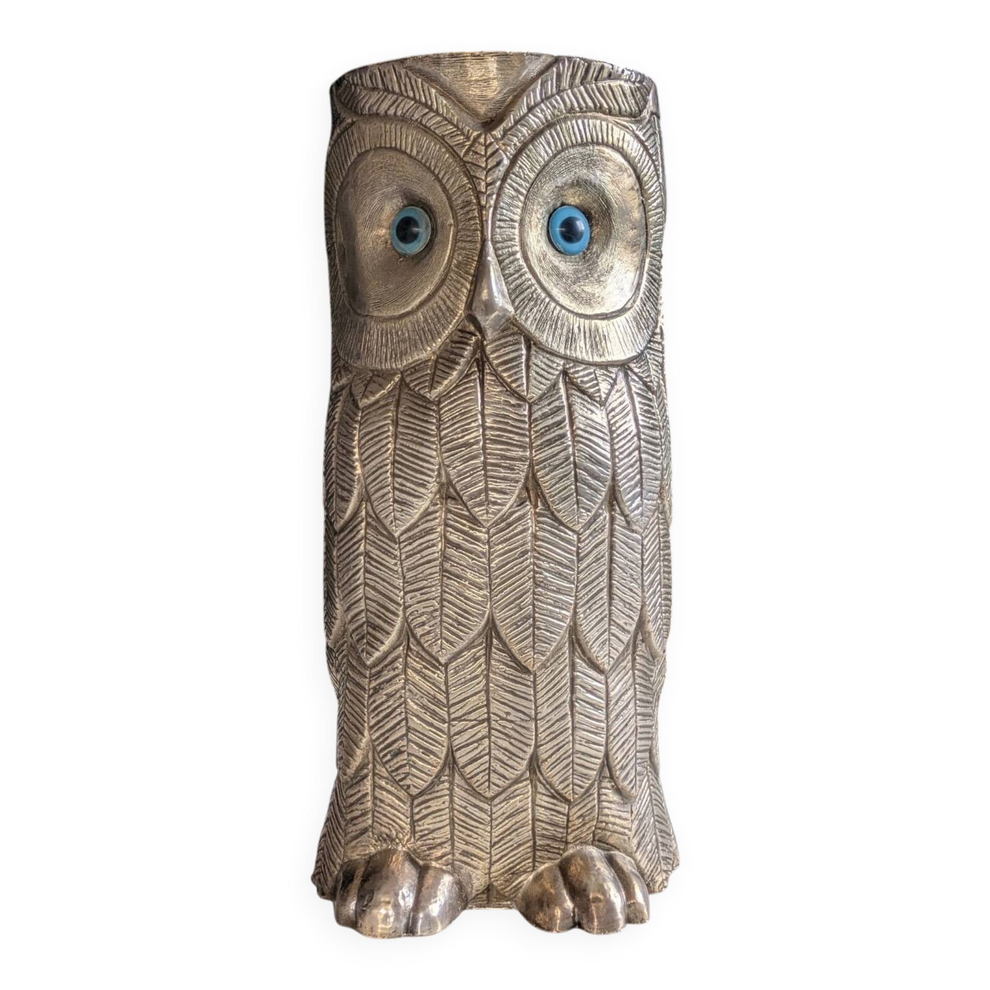 Giant owl umbrella stand from the 60s/70s.
