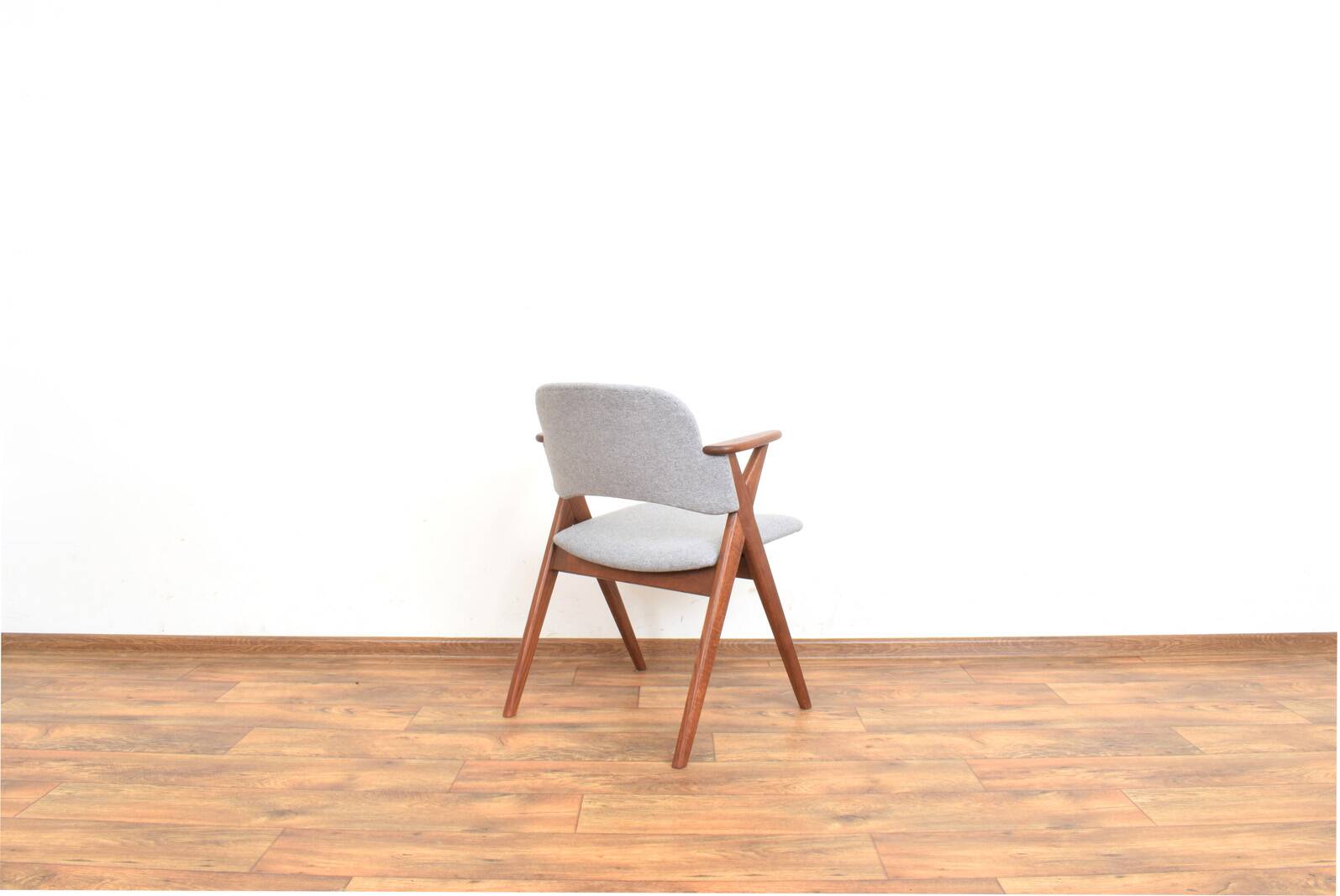Mid-Century Swedish Oak Dining Chair from Broderna Johansson, 1960s.