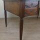Very large oak center desk from the Art Deco period circa 1930