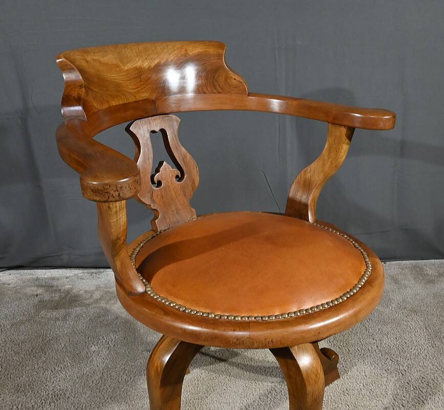 Swivel Armchair, Victorian Period, England – 2nd part 19th century
