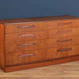 Commode en teck  G-Plan Fresco, 8 tiroirs, 1960s