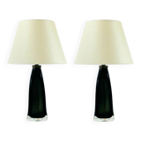 Pair of Scandinavian Mid-Century Glass Table Lamps - Fagerlund for Orrefors
