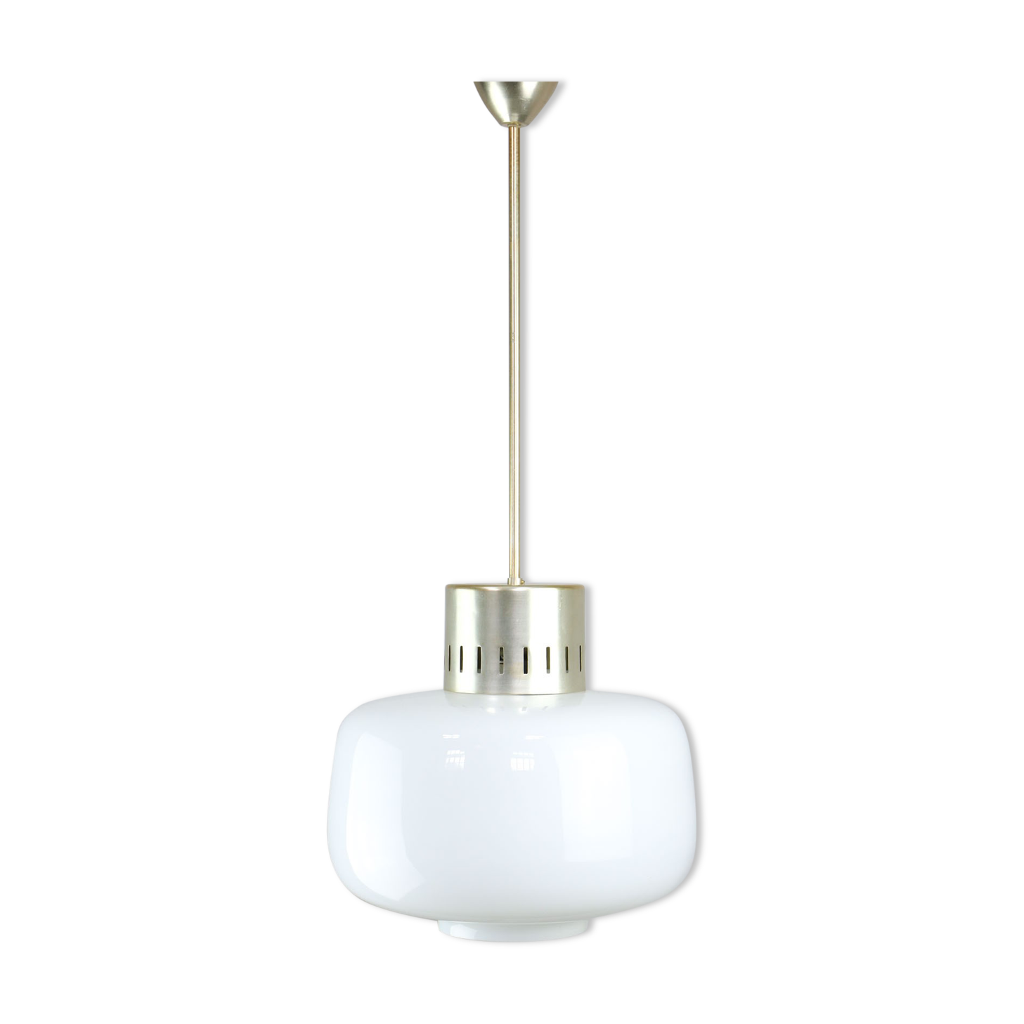 Mid-century Opaline Pendant Lamp