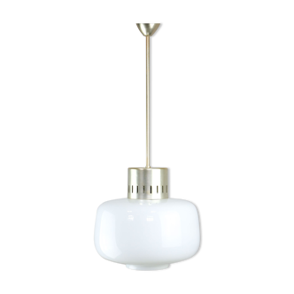 Mid-century Opaline Pendant Lamp