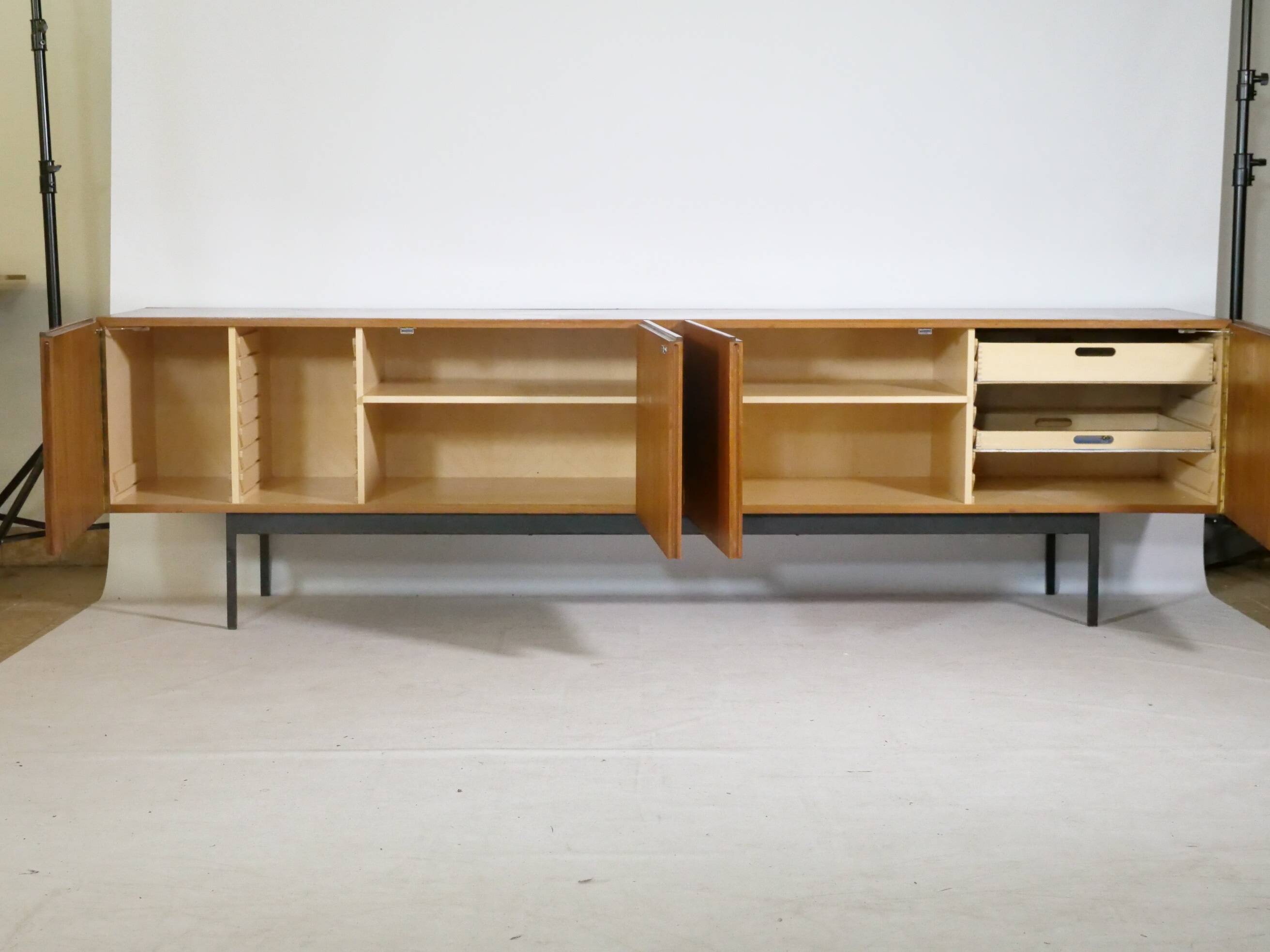 Teak Sideboard Model B40 by Dieter Wäckerlin for Behr, 1960s