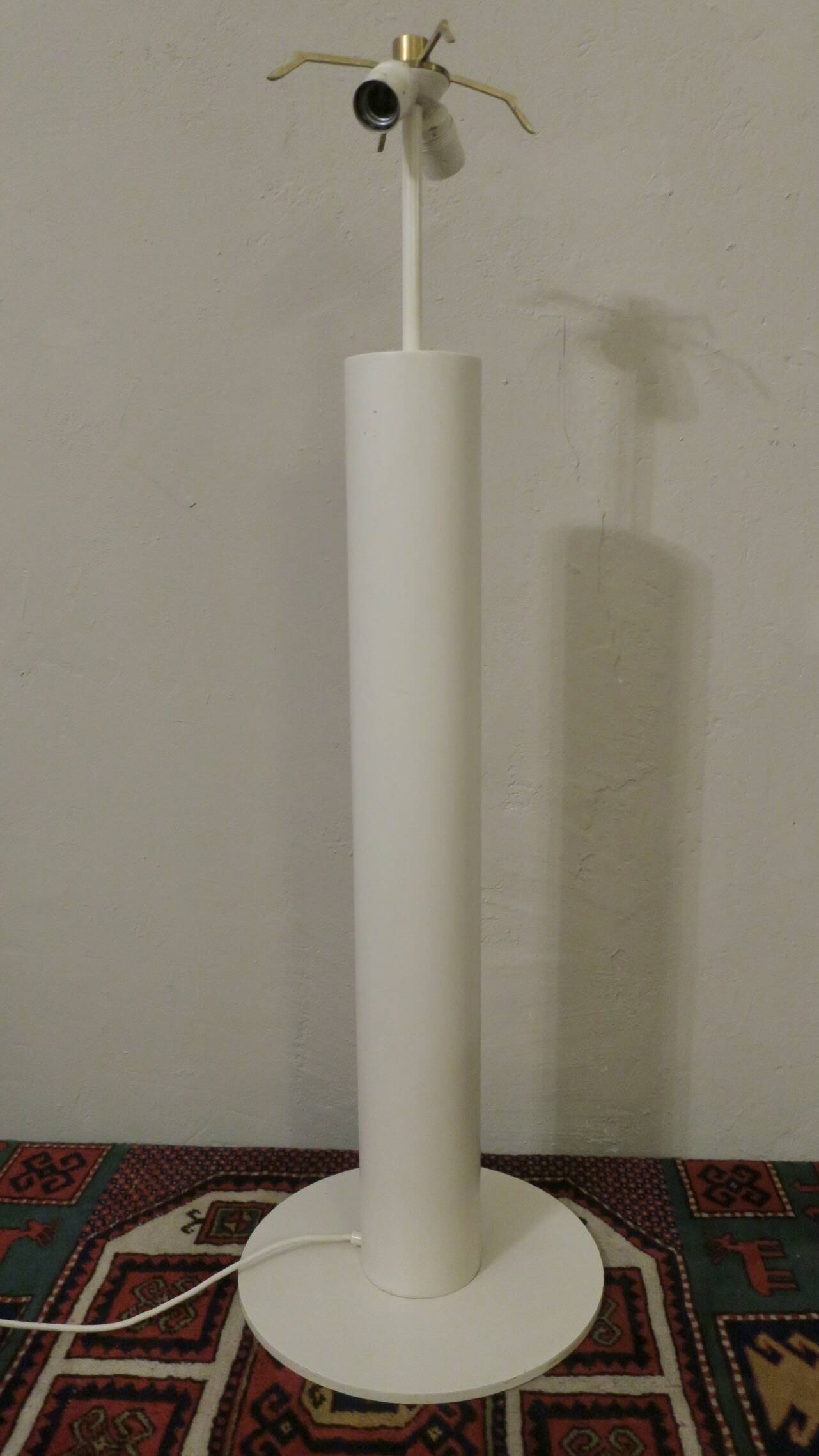 Floor Lamp with Brass Shade by Peter Preller for Tecta, 1980s