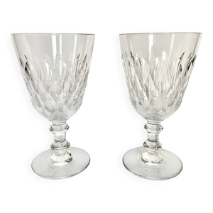 2 verres à vin modèle