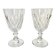 2 Baccarat crystal "Armagnac" model wine glasses