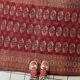 Authentic antique Turkmen Tekke rug 134cm x 183cm - Gul motifs (1C1197)