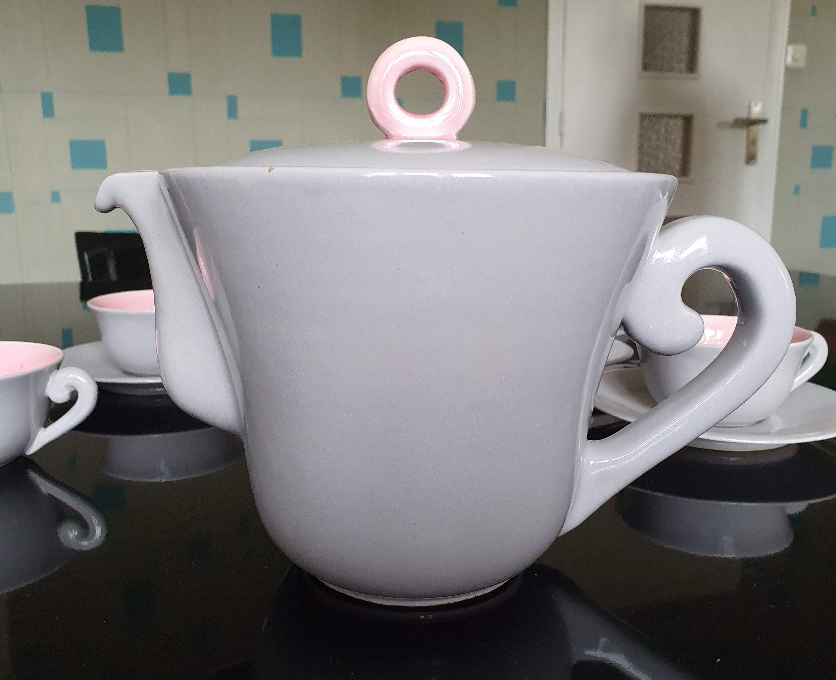 Tea service Keramos Sèvres