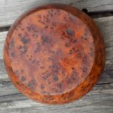 Wooden footed bowl