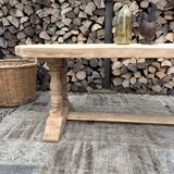 Solid oak monastery table