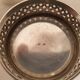 3 timpani cups in silver metal