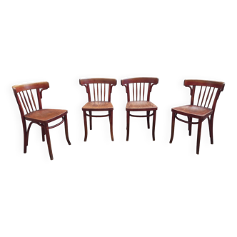 Set of 4 Thonet bistro chairs