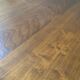 Vintage extendable wooden table from the 50s with independent extension