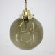 Big glass pendant from Valašské Meziříčí, 1970´s
