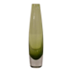 Vase scandinave en verre sommerso 1970