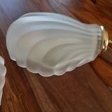 Paire d'appliques coquillages