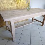 Renovated solid oak farmhouse table
