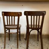 Set of two bistro chairs